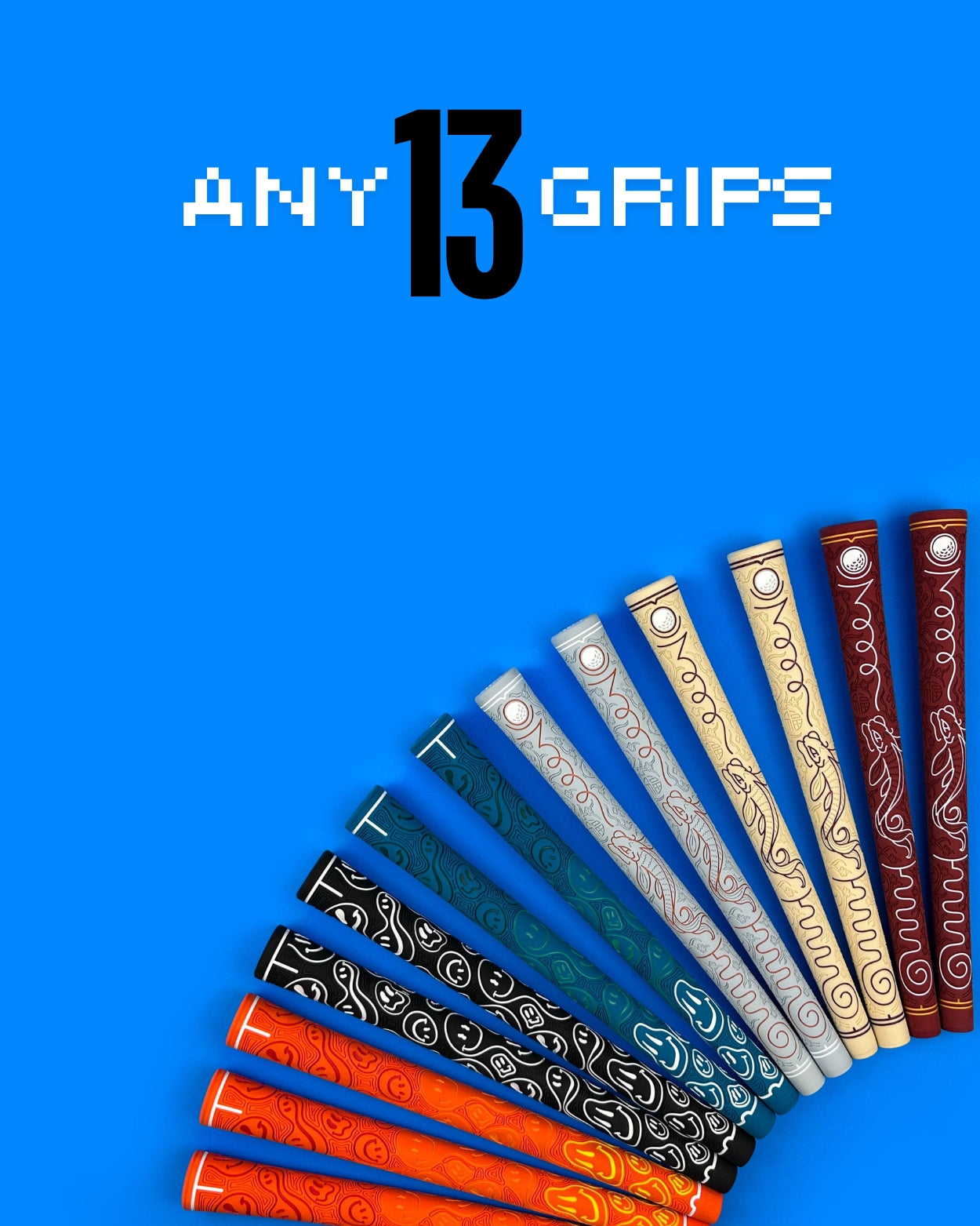 Golf Grip Set - 13 Grips - Chilli Grips